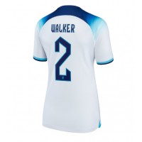 Camisa de time de futebol Inglaterra Kyle Walker #2 Replicas 1º Equipamento Feminina Mundo 2022 Manga Curta